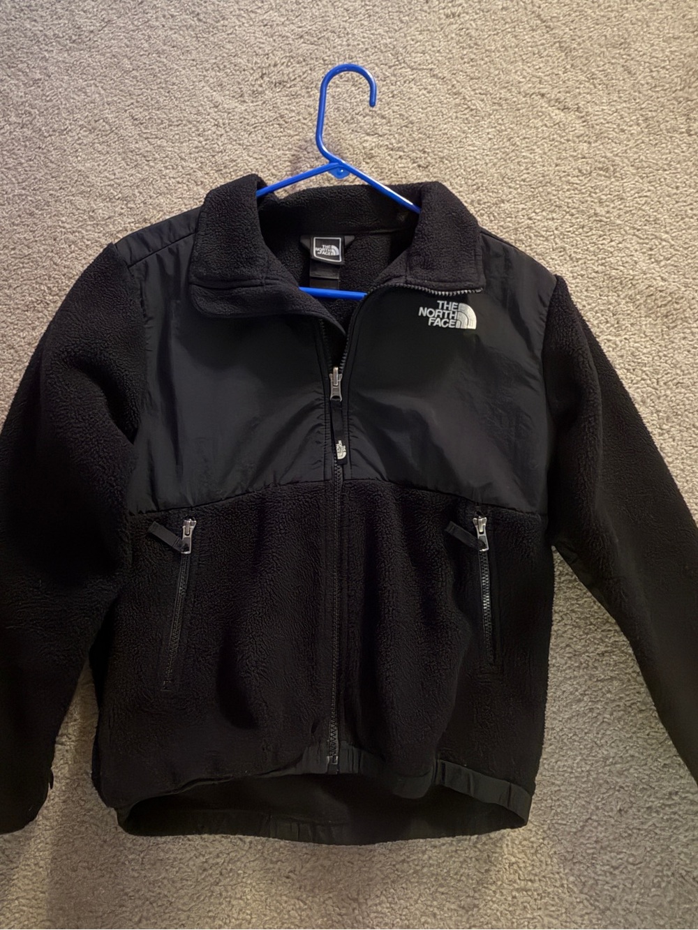 The North Face Kids' Black Denali-style Fleece Jacket size 10/12